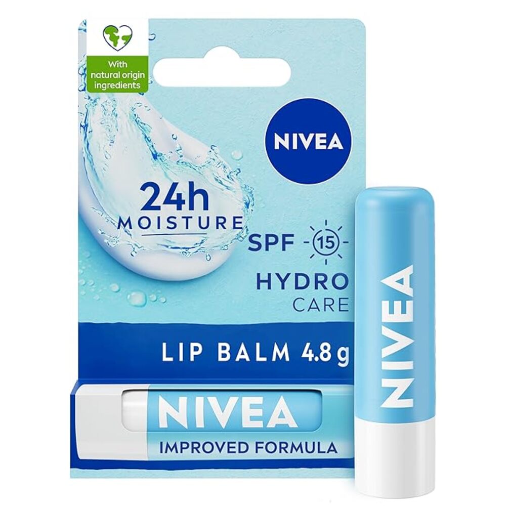 Nivea Hydro Care Lip Balm SPF15, 4.8g