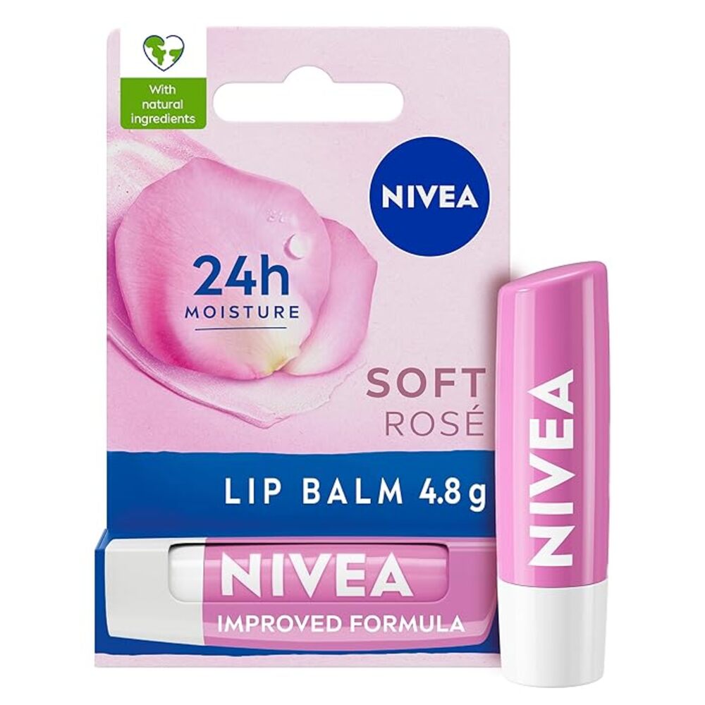 Nivea Soft Rose Lip Balm 4.8g