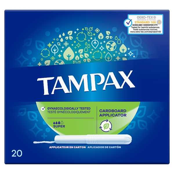 Tampax Blue Box Tampons Super