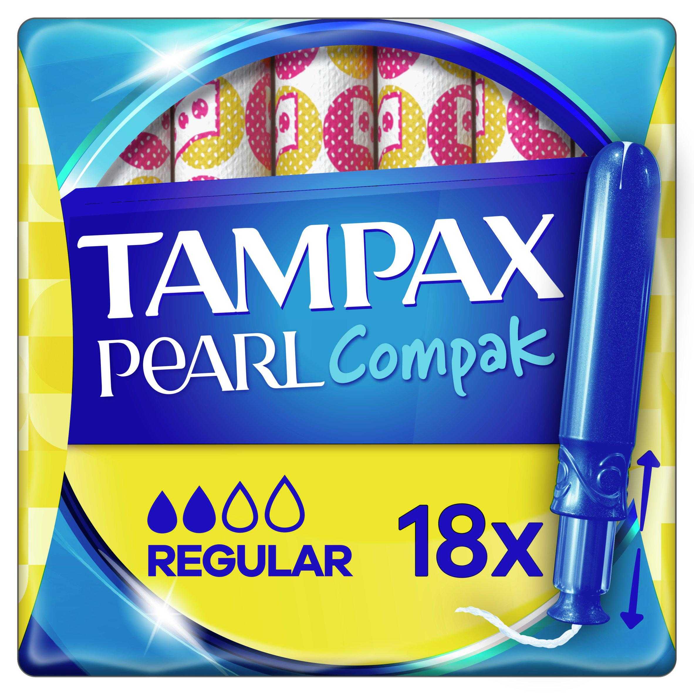 Tampax Compak Pearl Regular 18S