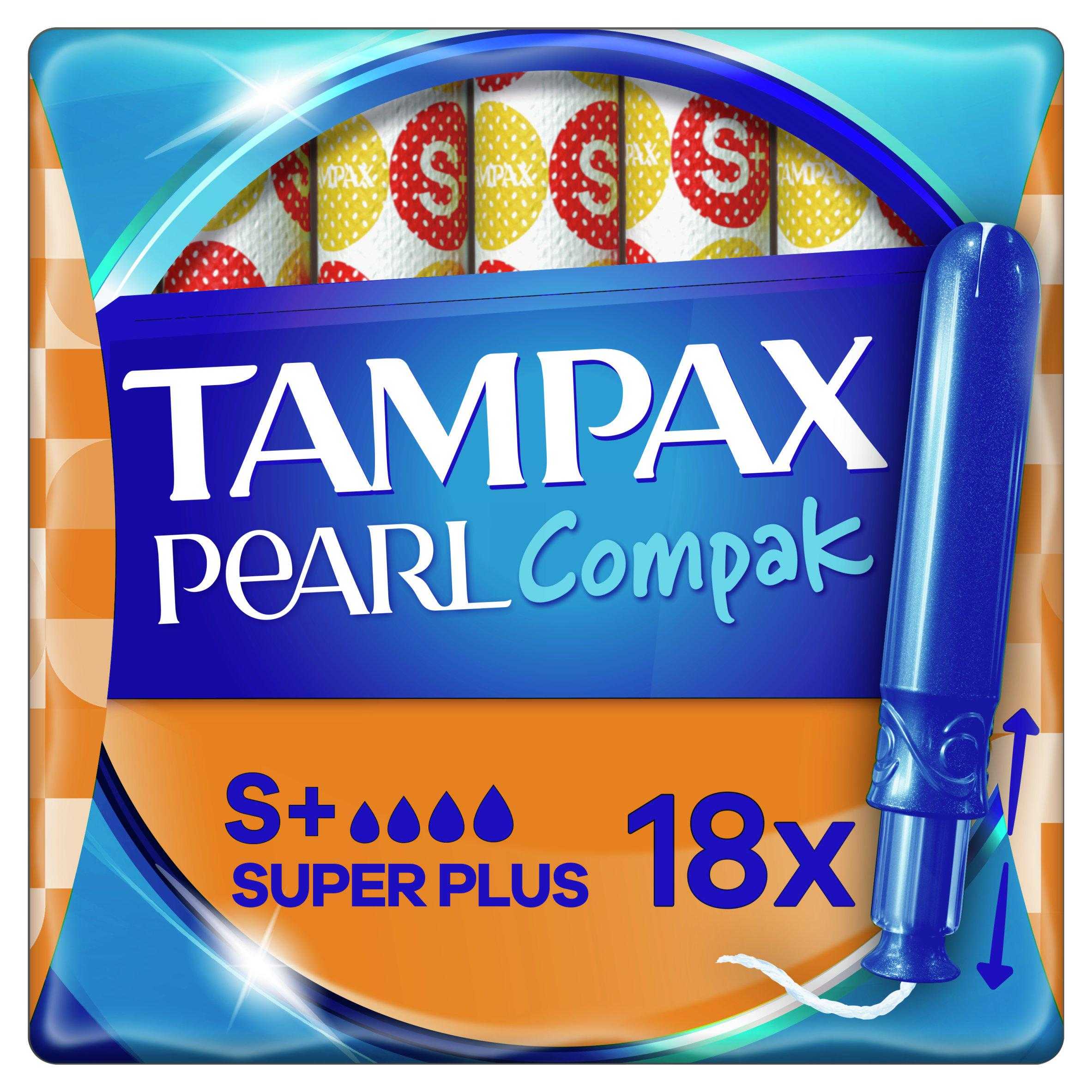 Tampax Compak Pearl Super Plus 18S