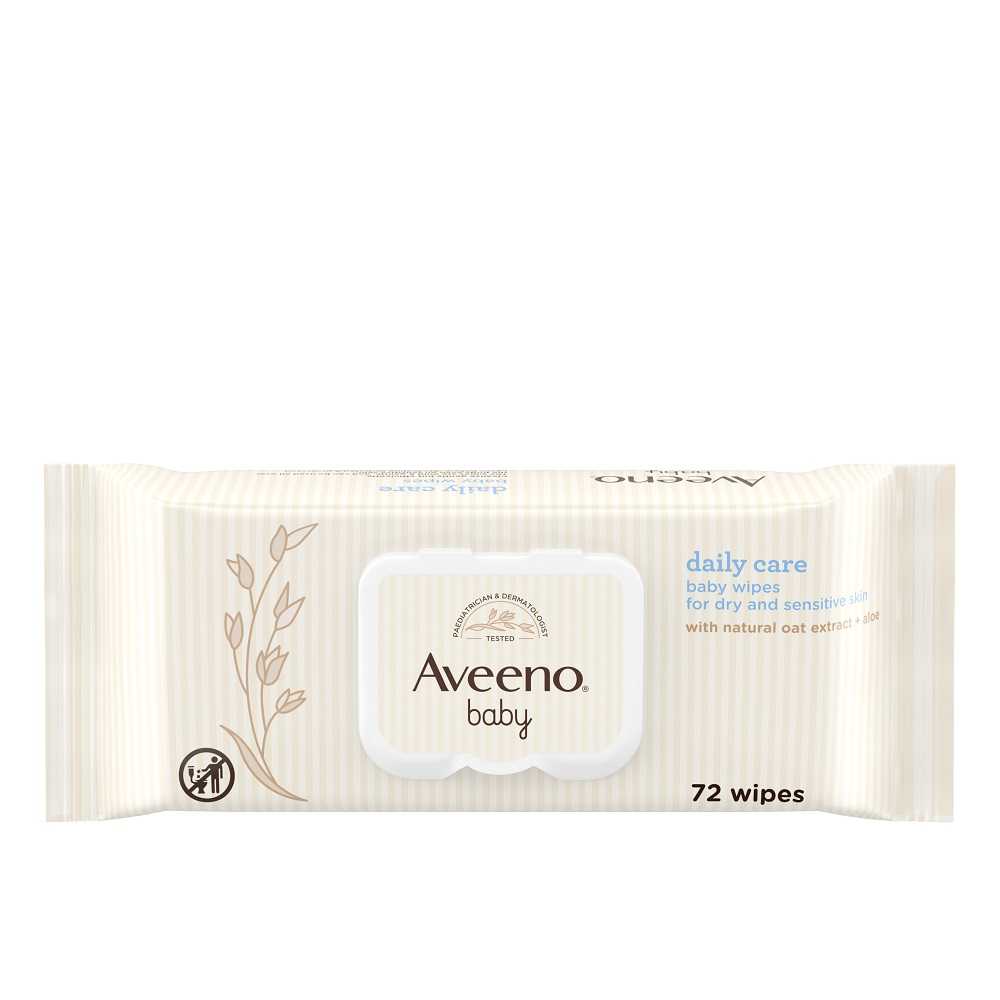 Aveeno Baby Daily Care Wipes 72