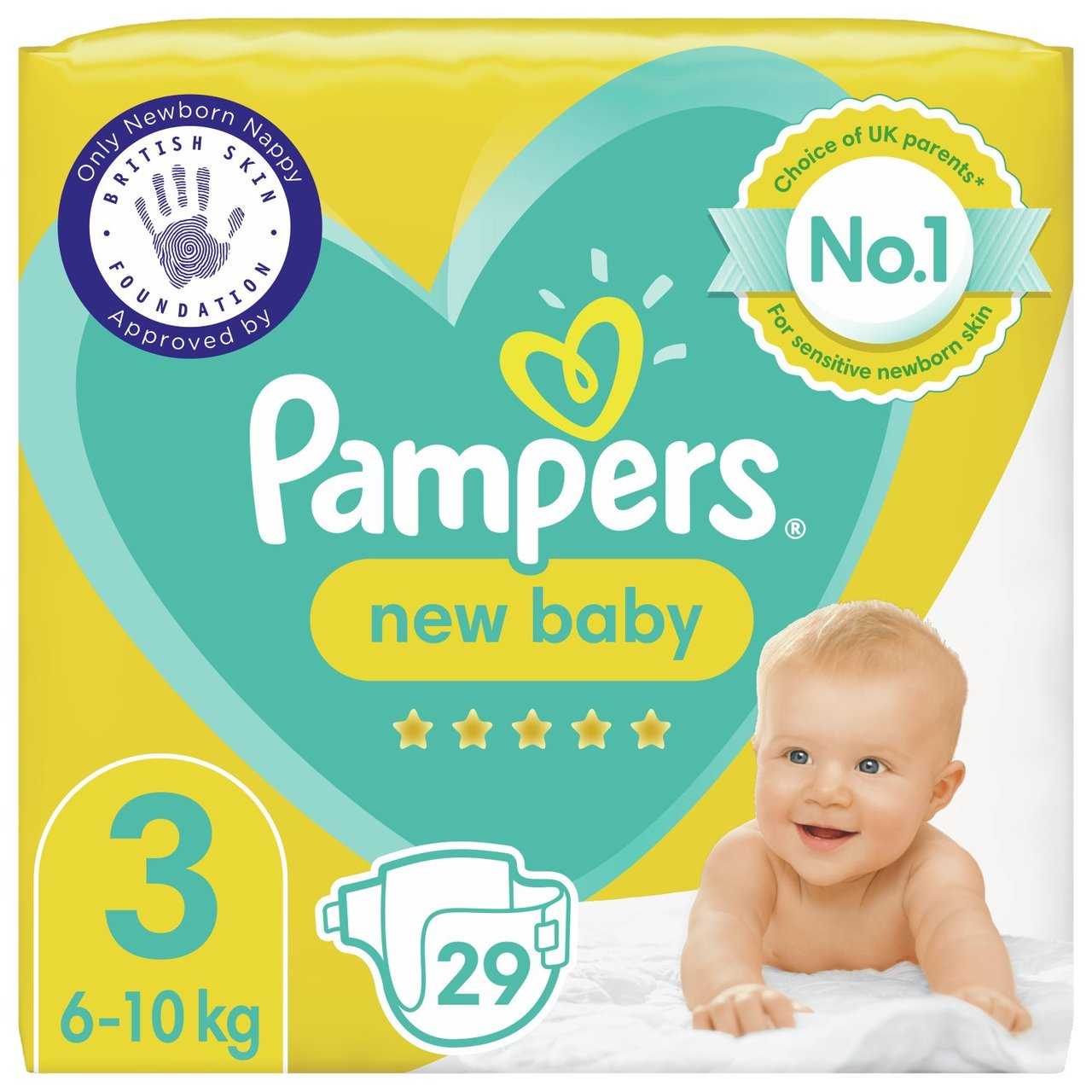 Pampers New Baby Carry Pack Nappies Size 3