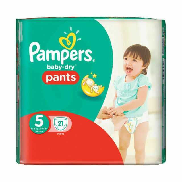 Pampers Baby Dry Pants Unisex Size 5