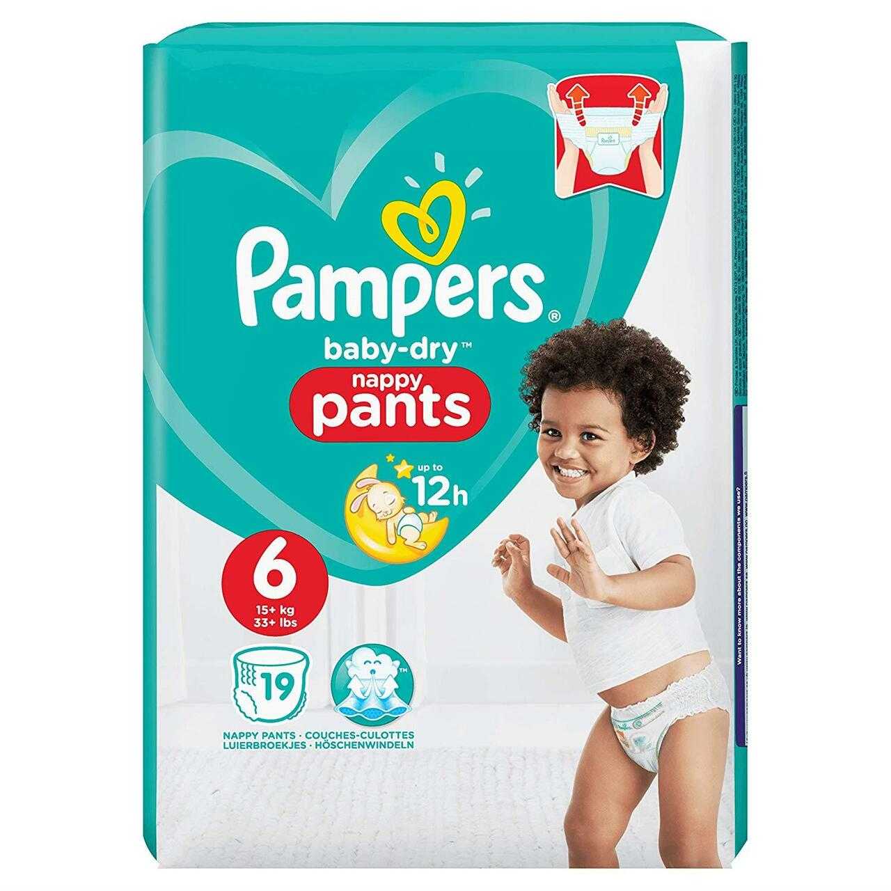 Pampers Baby Dry Pants Unisex Size 6