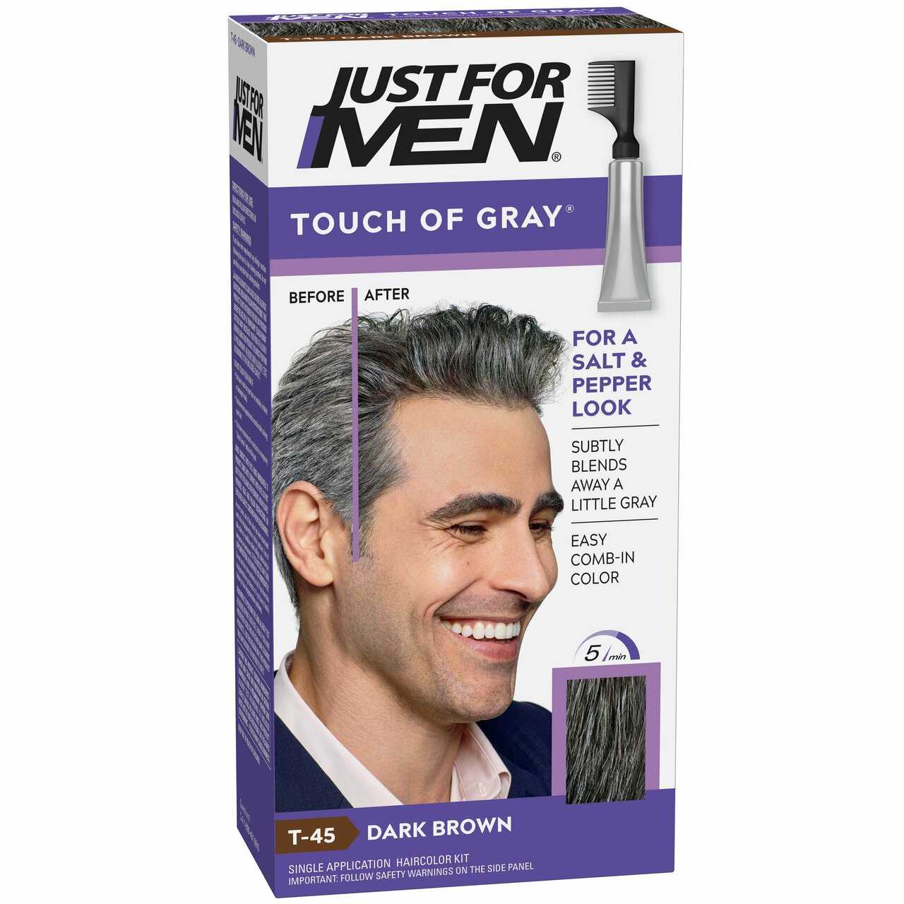 Just For Men Touch of Grey Dark Brown T-45