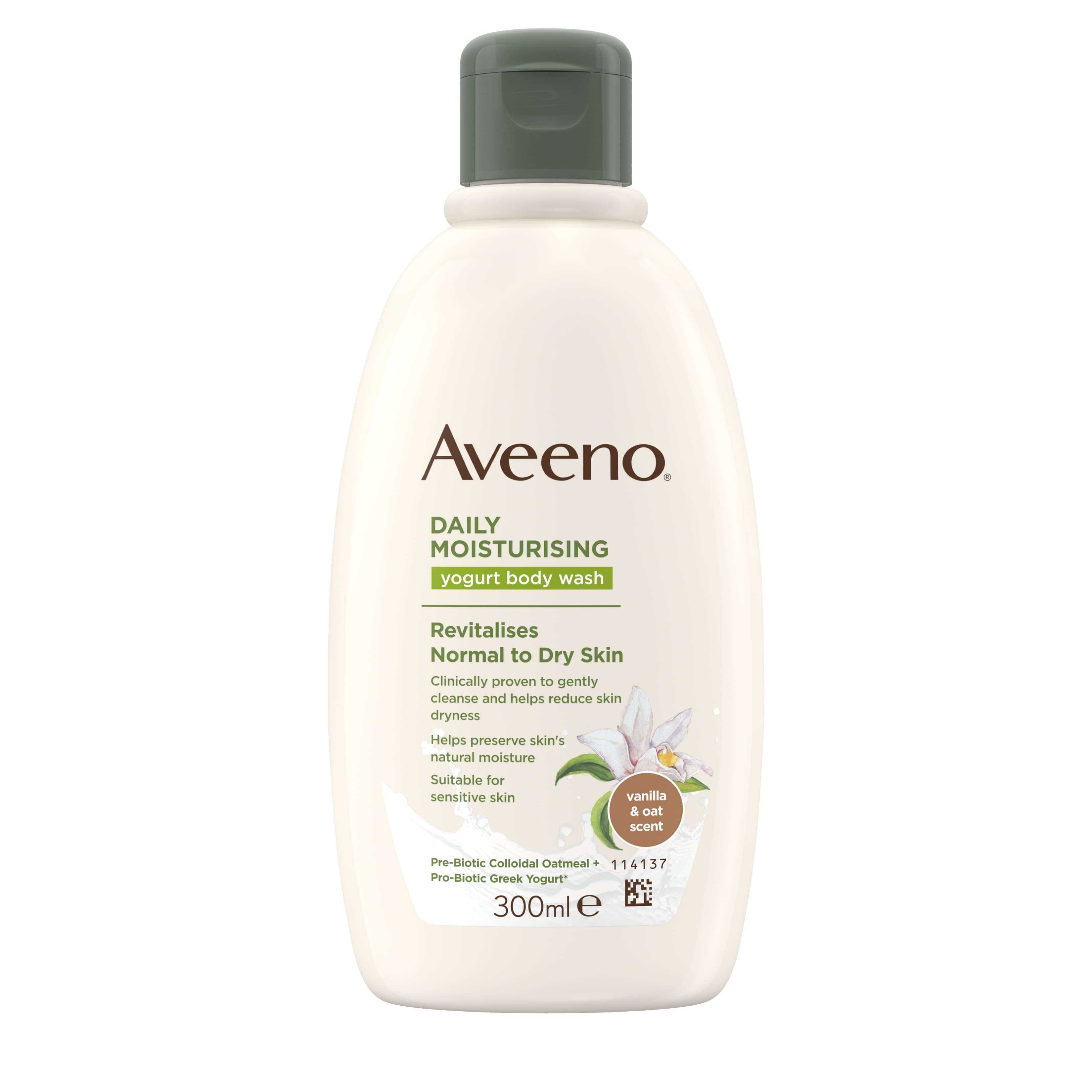 Aveeno Daily Moisturising Vanilla & Oats Yogurt Body Wash