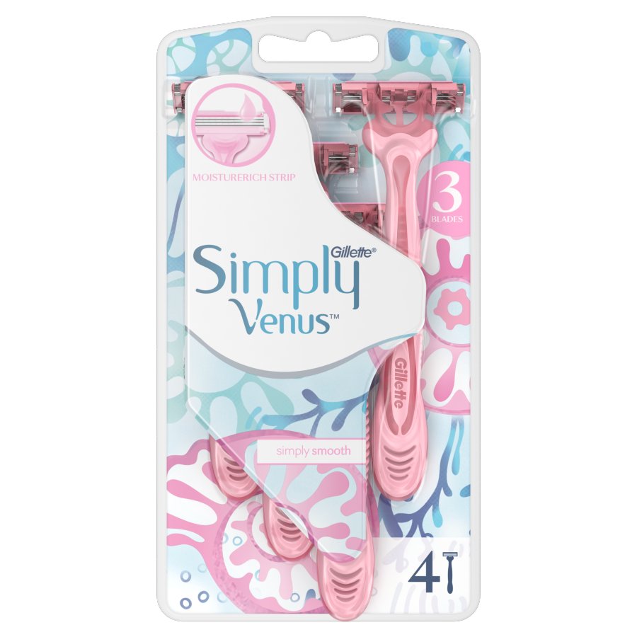 Gillette Simply Venus 3 Razor Disposable